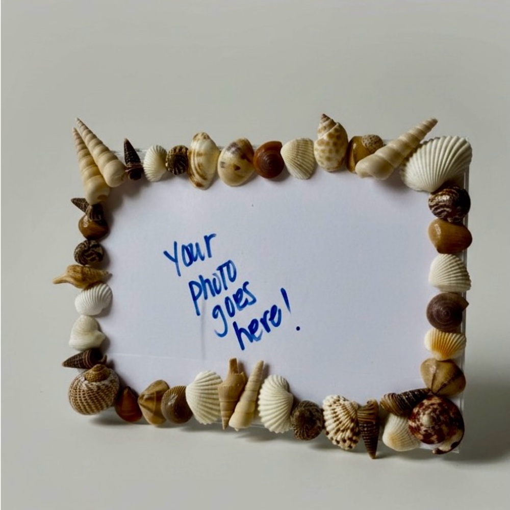 Seashell Decorated Photo Frame